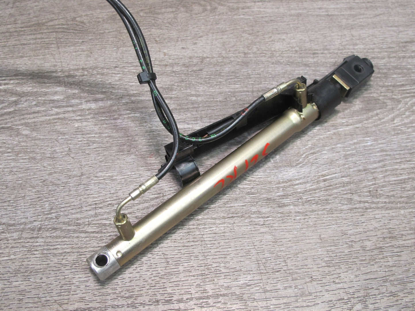 03-12 Mercedes R230 SL Convertible Rear Left Trunk Lift Cylinder w Cable OEM
