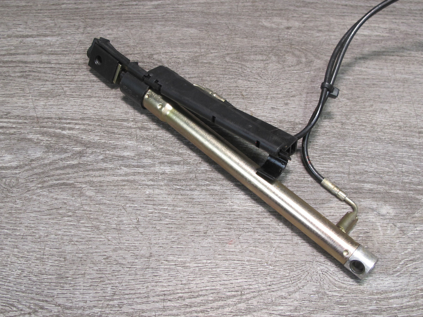 03-12 Mercedes R230 SL Convertible Rear Left Trunk Lift Cylinder w Cable OEM