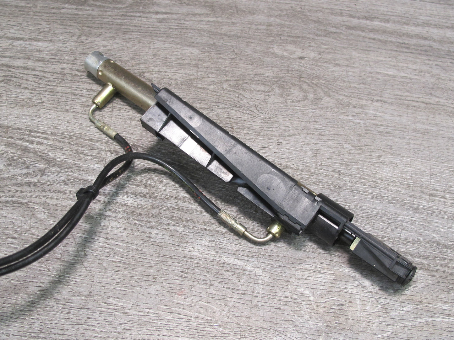 03-12 Mercedes R230 SL Convertible Rear Left Trunk Lift Cylinder w Cable OEM