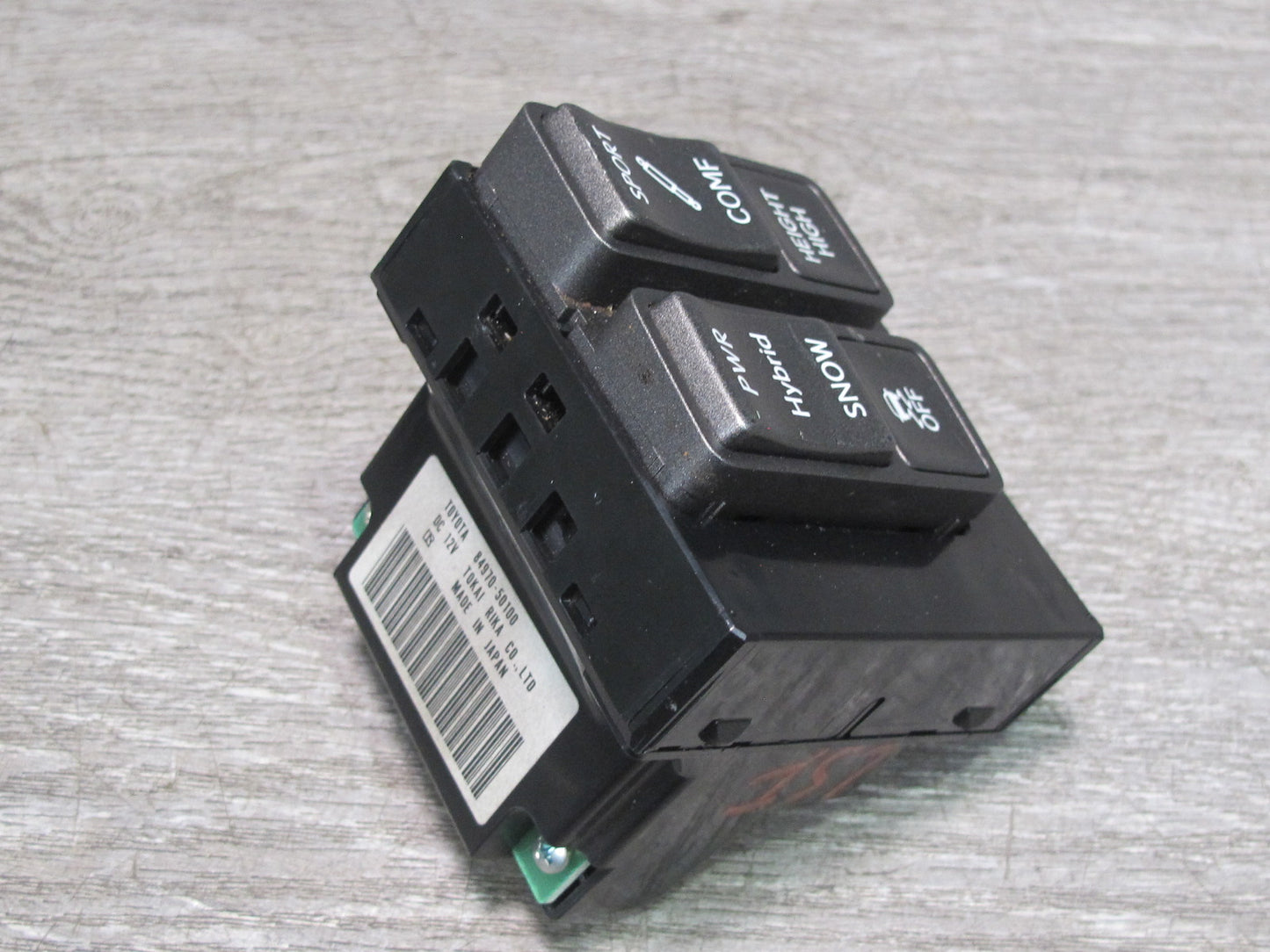 08-11 Lexus LS600hL Power Hybrid Snow Traction Suspension Control Switch OEM