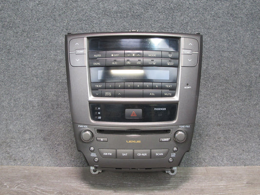 2010 Lexus IS250 Convert Radio Am-fm CD Player Head Unit Climate Control OEM