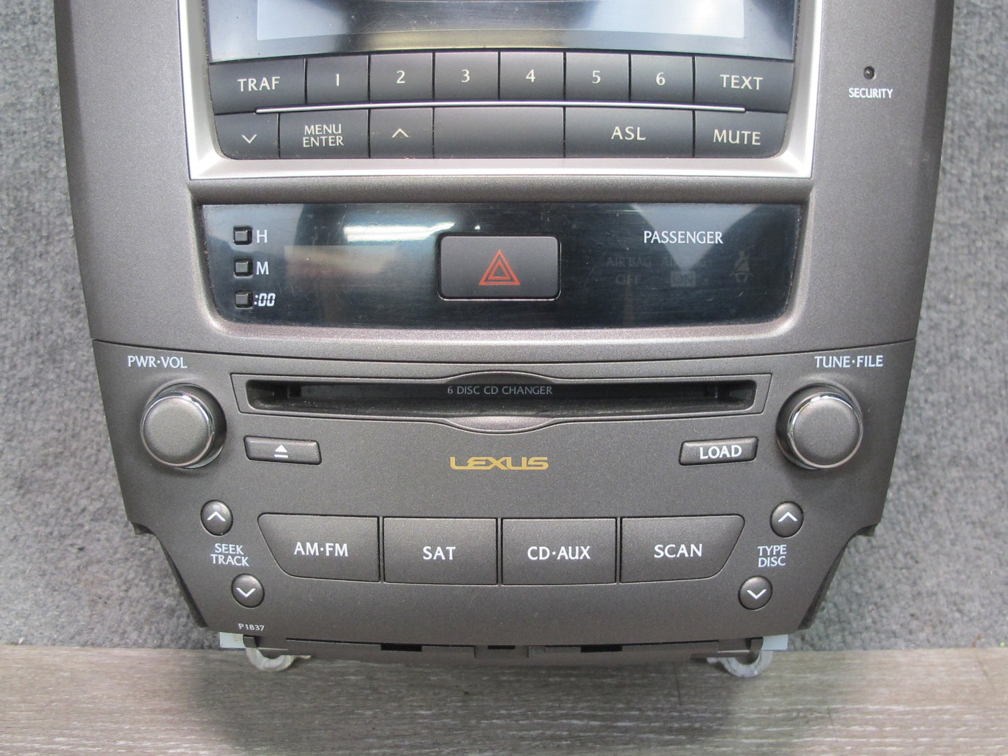 2010 Lexus IS250 Convert Radio Am-fm CD Player Head Unit Climate Control OEM