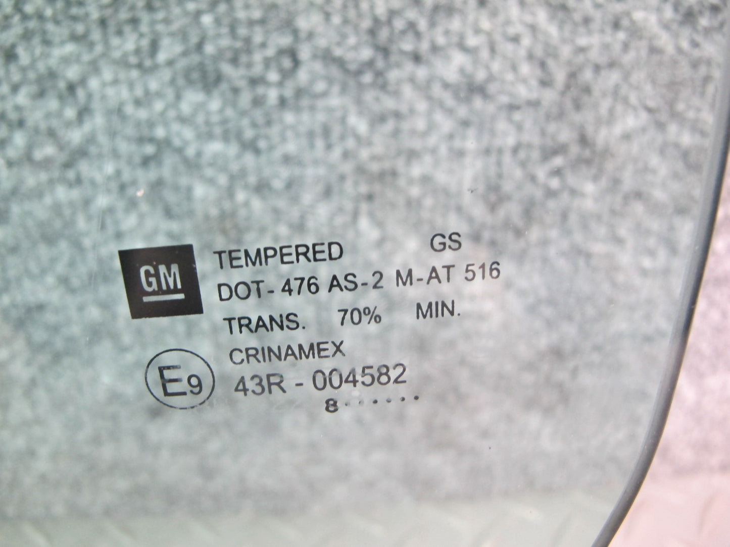 07-10 Saturn SKY Left Door Window Glass OEM