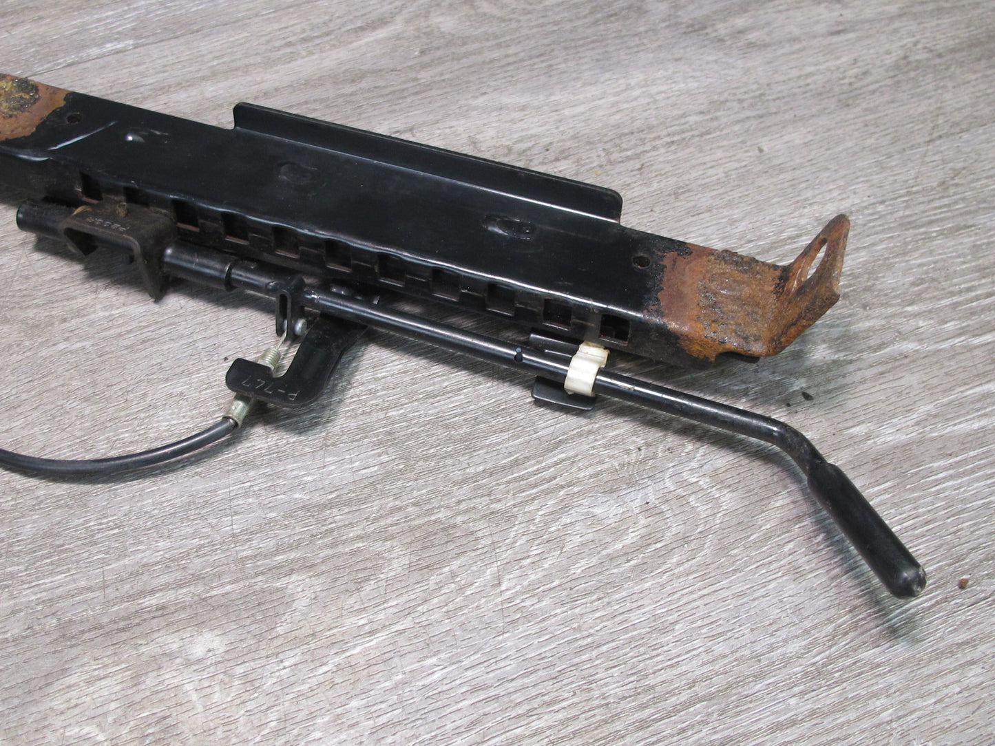 86-90 Mazda RX7 Right Passenger Manual Seat Track Rail OEM