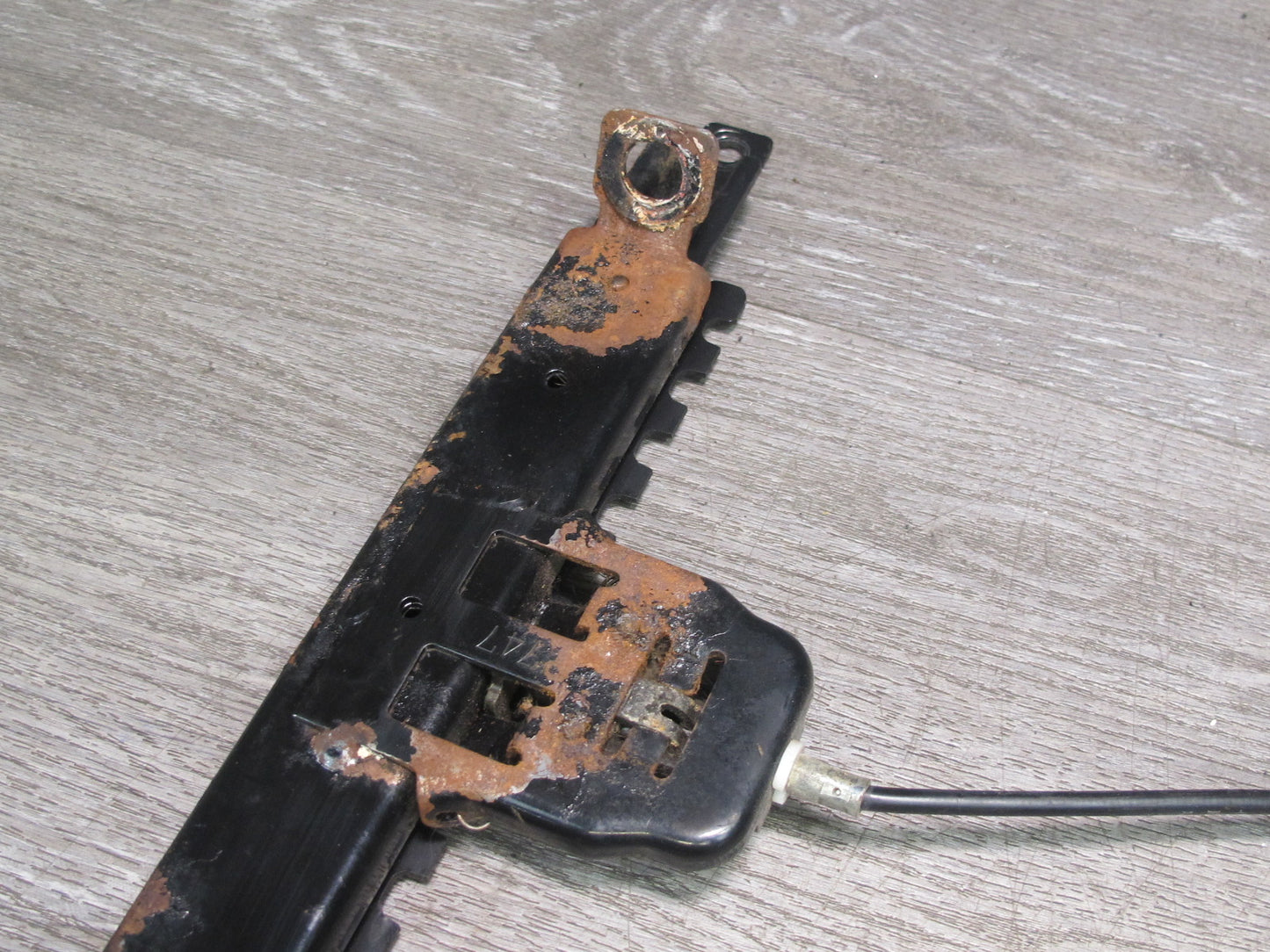 86-90 Mazda RX7 Right Passenger Manual Seat Track Rail OEM