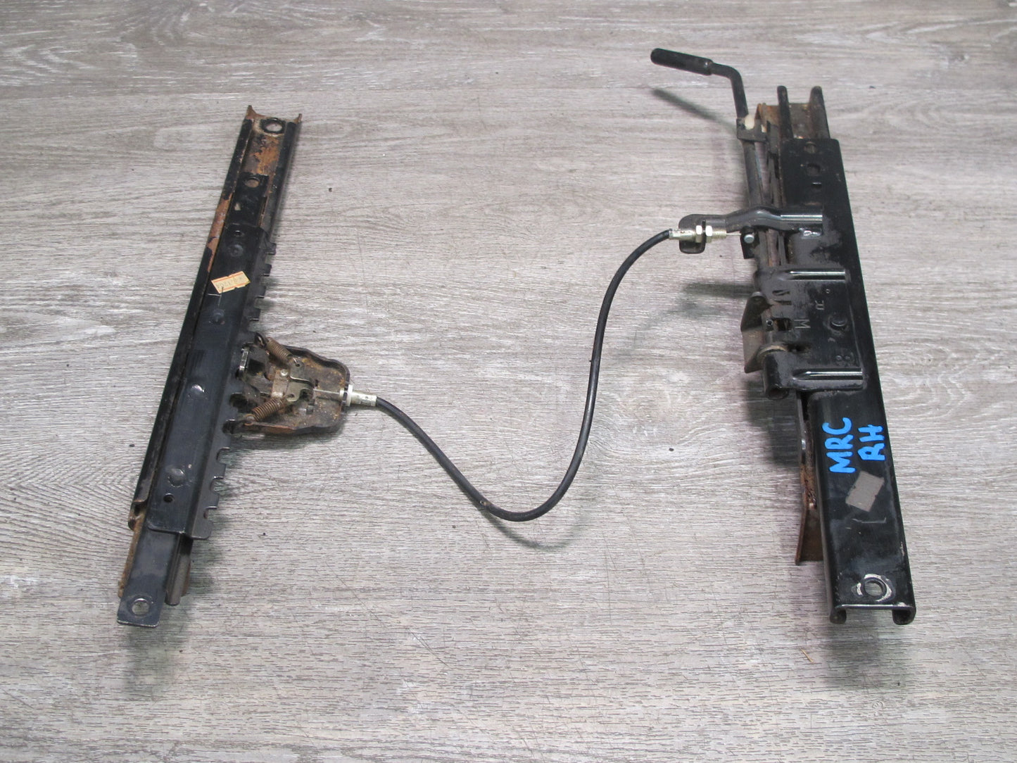 86-90 Mazda RX7 Right Passenger Manual Seat Track Rail OEM