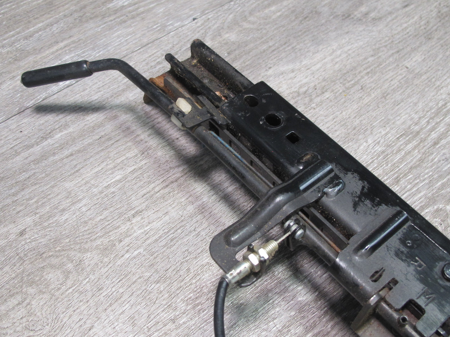 86-90 Mazda RX7 Right Passenger Manual Seat Track Rail OEM