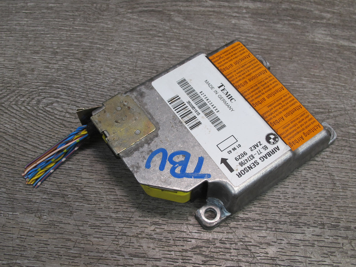 97-99 BMW Z3 E36 SRS AIRBAG SENSOR CONTROL MODULE 8374798 OEM
