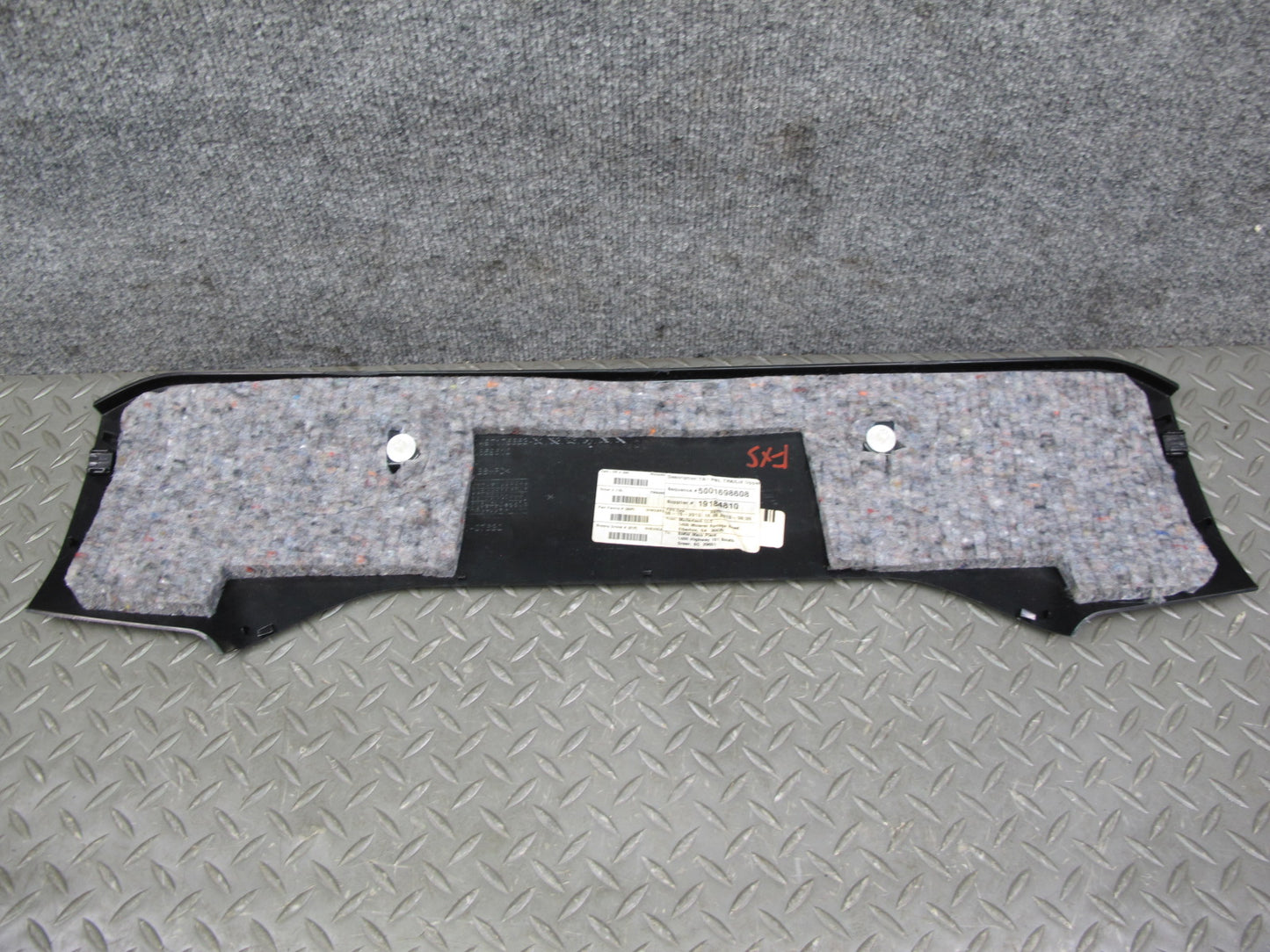 08-14 BMW E71 X6 Set of 3 Rear Left & Right Trunk Lid Boot Cover Black OEM