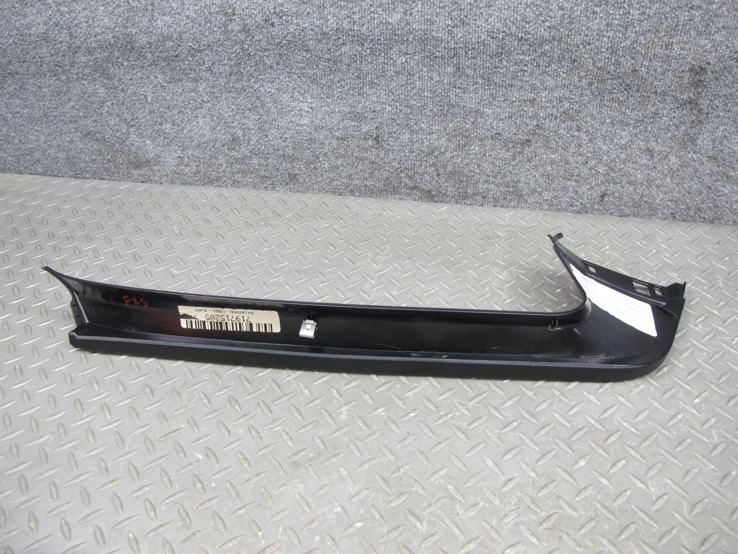 08-14 BMW E71 X6 Set of 3 Rear Left & Right Trunk Lid Boot Cover Black OEM