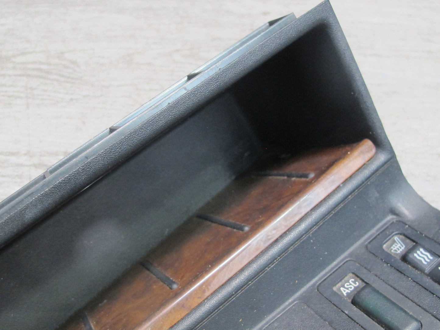 96-99 BMW E36 Convertible Console Storage TOP Roof Heated Seat ASC Switch OEM