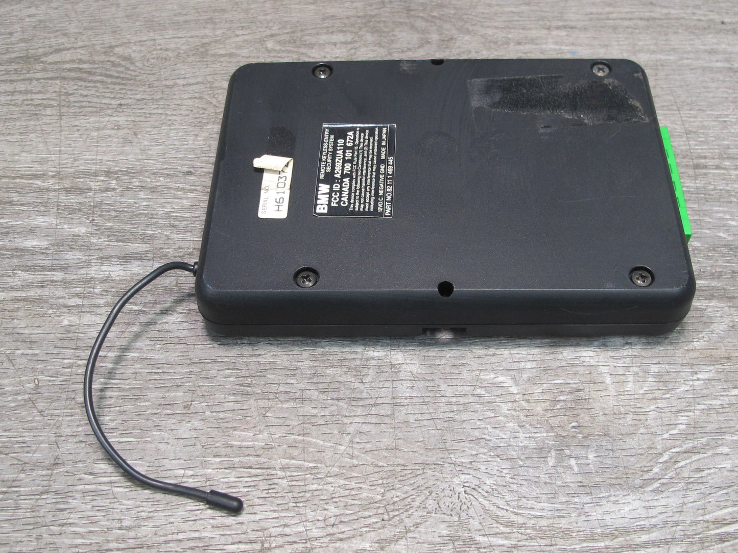 96-99 BMW E36 Remote Keyless Entry System Control Module 1469445 OEM