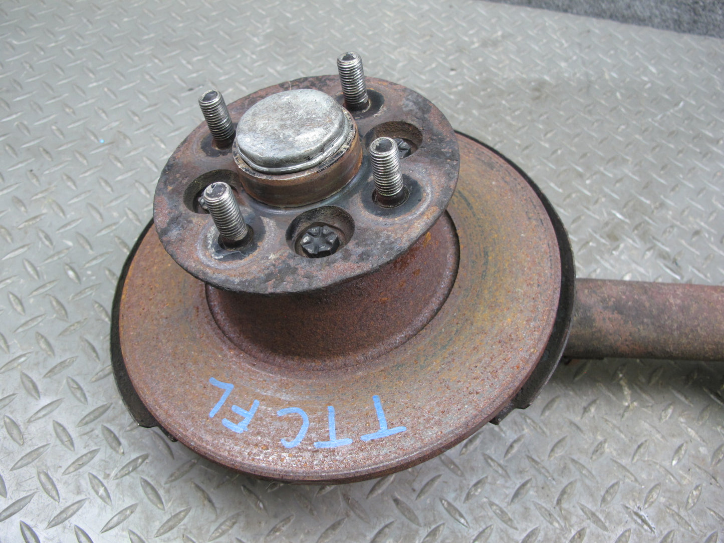75-82 Triumph TR7 Front Spindle Knuckle Wheel Hub Shock Absorber Set OEM