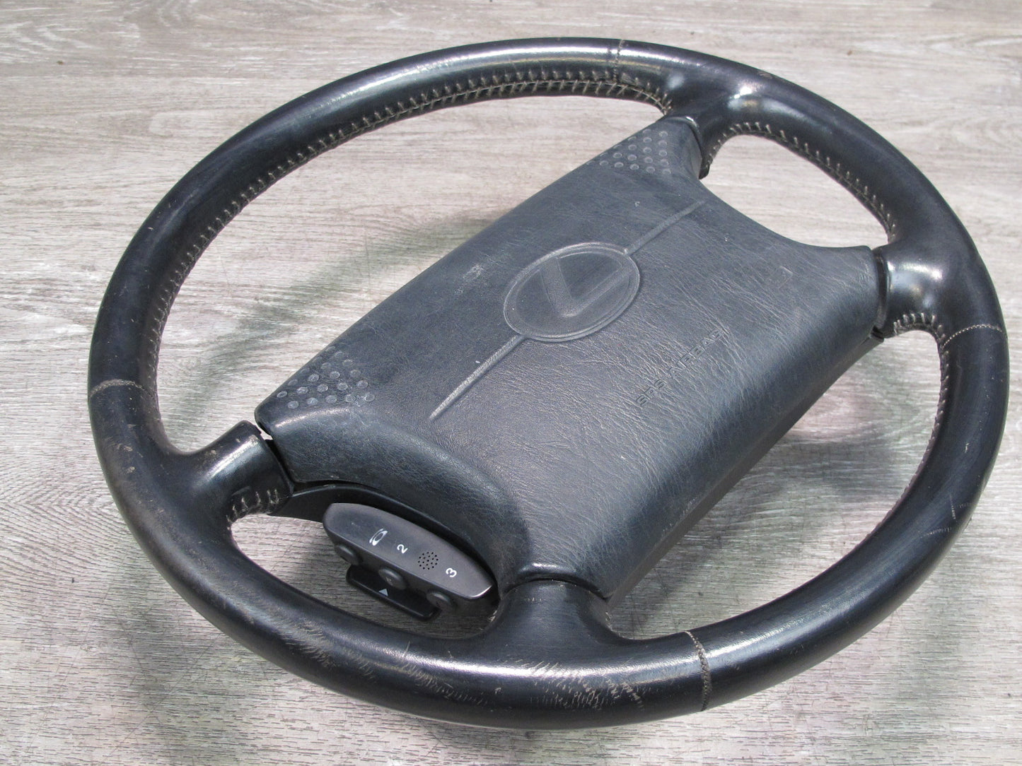 92-96 LEXUS SC300 FRONT LEFT DRIVER SIDE STEERING WHEEL W/ SRS AIRBAG OEM