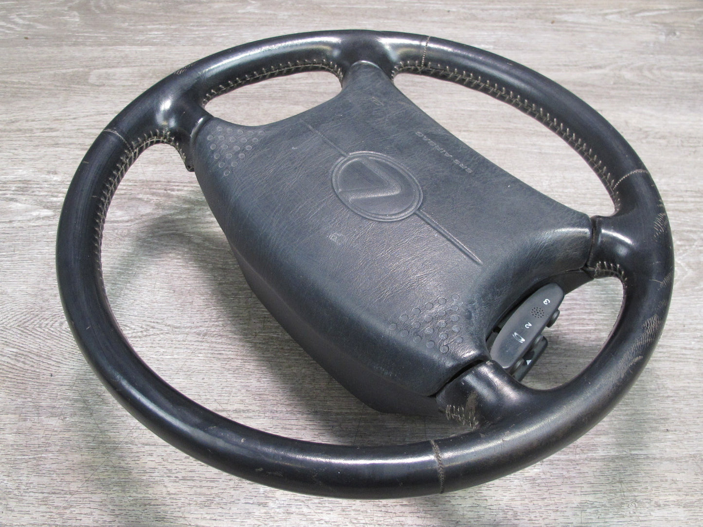92-96 LEXUS SC300 FRONT LEFT DRIVER SIDE STEERING WHEEL W/ SRS AIRBAG OEM
