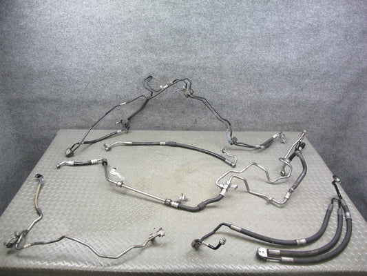 10-14 BMW E70 E71 X5M X6M Adaptive Drive Power Steering Hose Pipe Line Set OEM