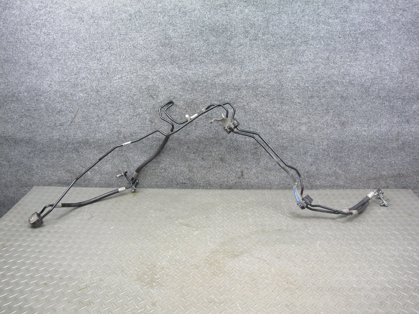 10-14 BMW E70 E71 X5M X6M Adaptive Drive Power Steering Hose Pipe Line Set OEM