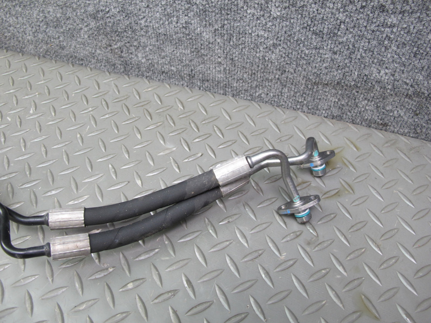 10-14 BMW E70 E71 X5M X6M Adaptive Drive Power Steering Hose Pipe Line Set OEM