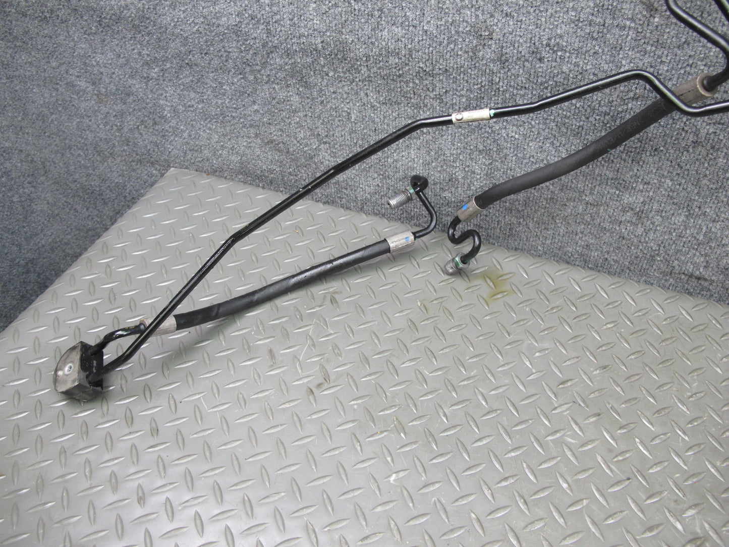 10-14 BMW E70 E71 X5M X6M Adaptive Drive Power Steering Hose Pipe Line Set OEM