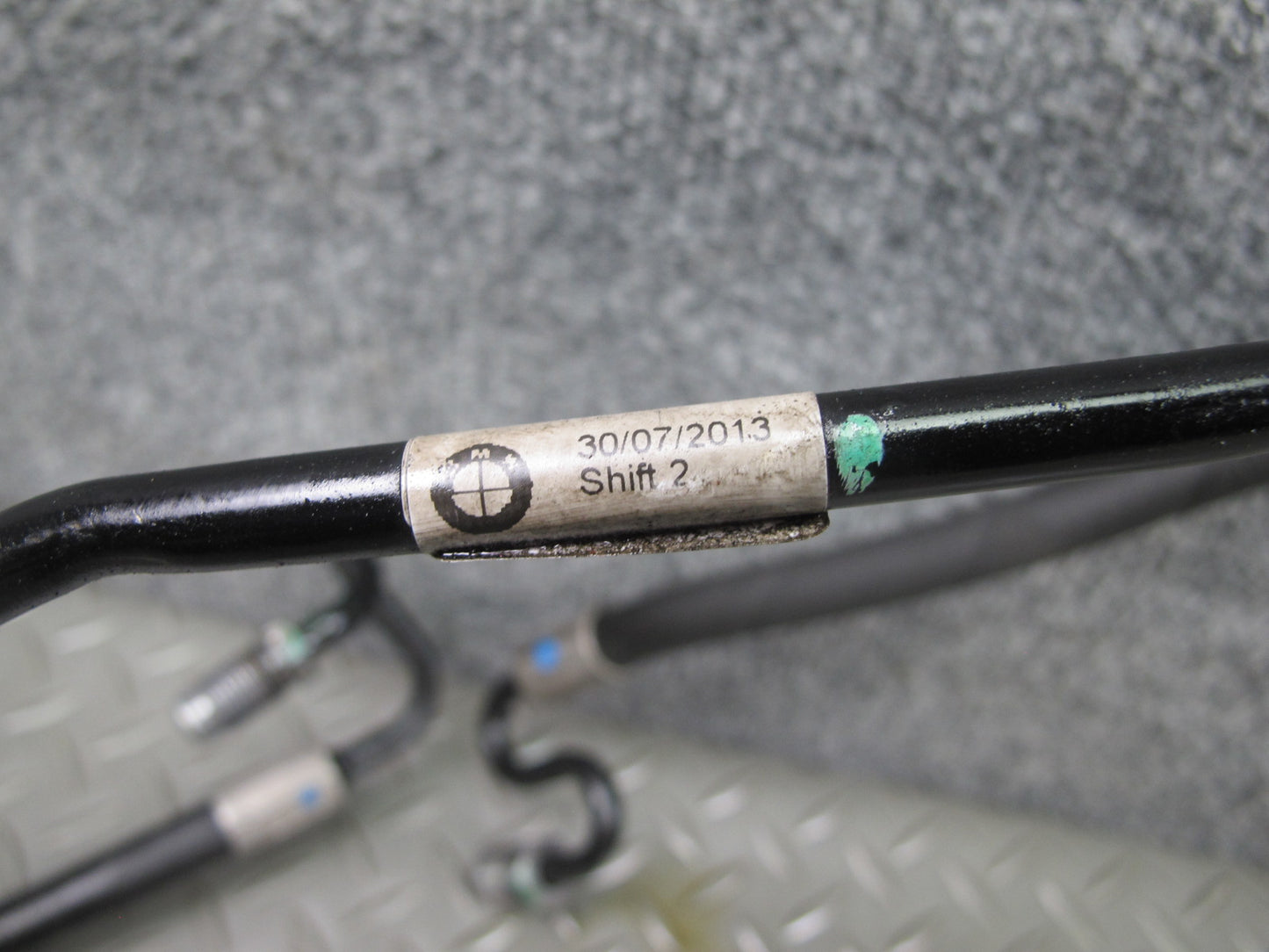 10-14 BMW E70 E71 X5M X6M Adaptive Drive Power Steering Hose Pipe Line Set OEM