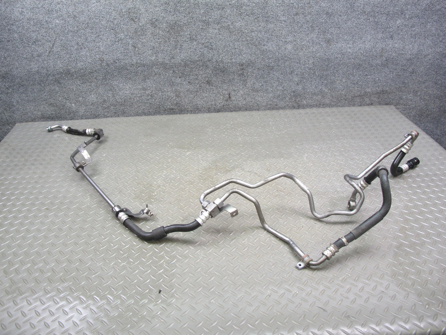 10-14 BMW E70 E71 X5M X6M Adaptive Drive Power Steering Hose Pipe Line Set OEM