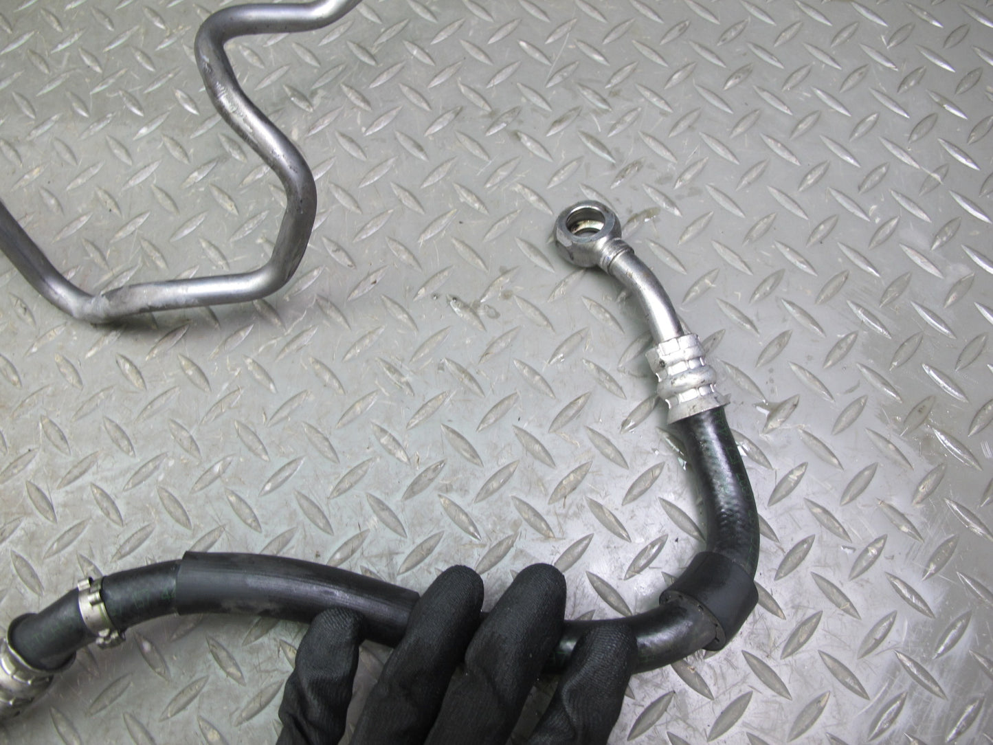 10-14 BMW E70 E71 X5M X6M Adaptive Drive Power Steering Hose Pipe Line Set OEM