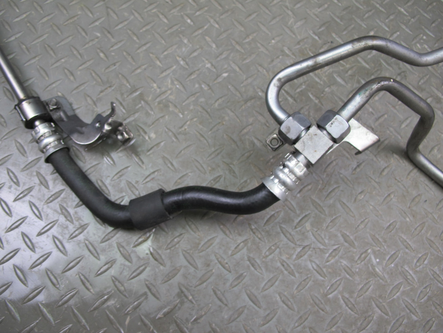 10-14 BMW E70 E71 X5M X6M Adaptive Drive Power Steering Hose Pipe Line Set OEM