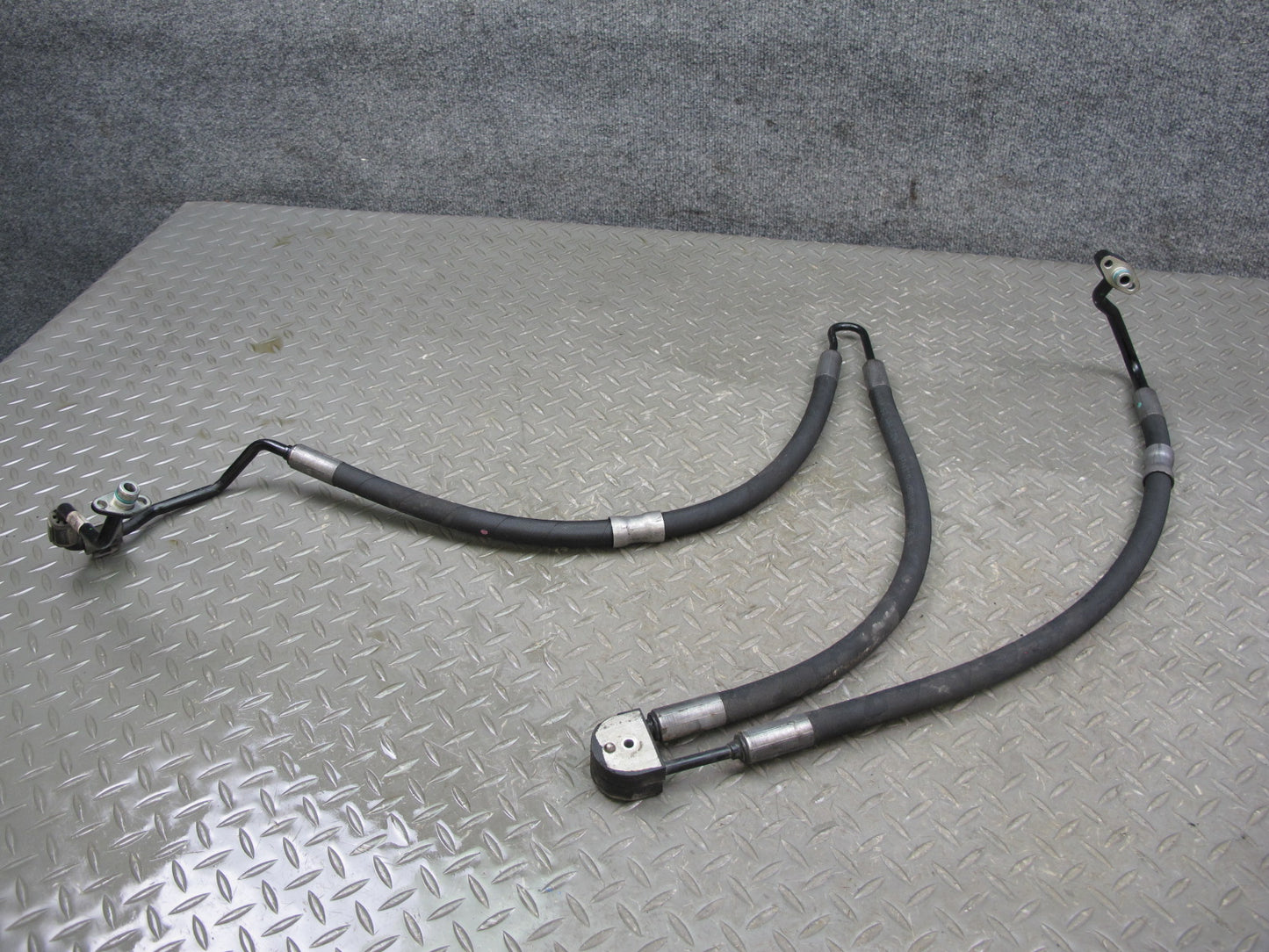 10-14 BMW E70 E71 X5M X6M Adaptive Drive Power Steering Hose Pipe Line Set OEM