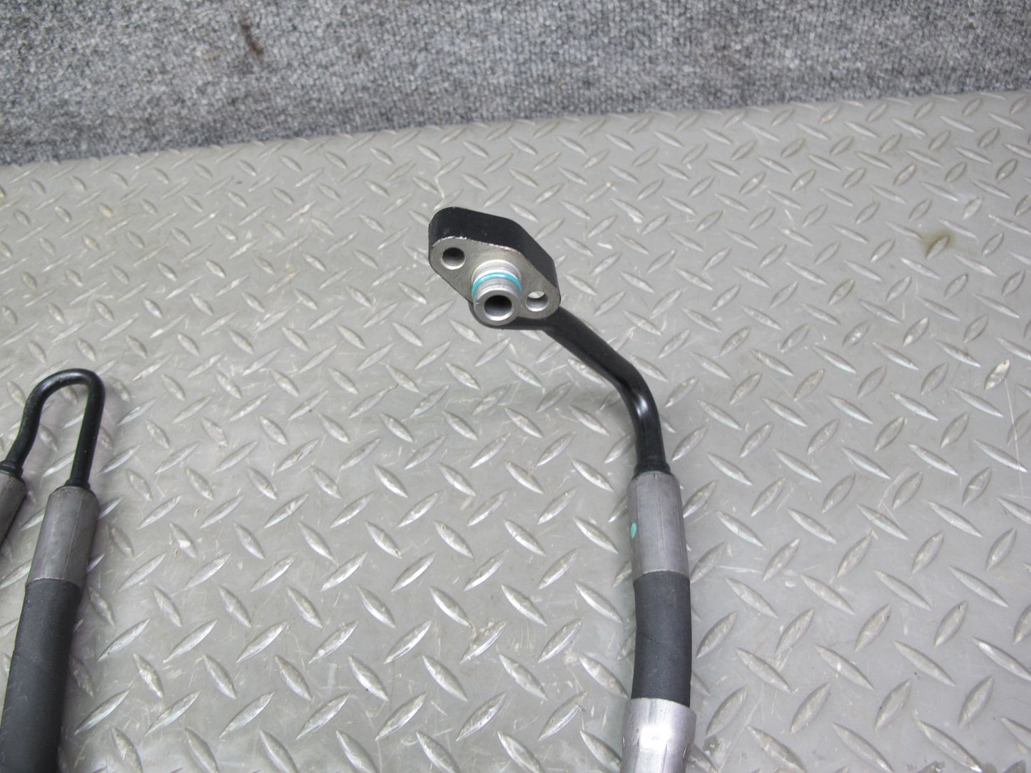 10-14 BMW E70 E71 X5M X6M Adaptive Drive Power Steering Hose Pipe Line Set OEM