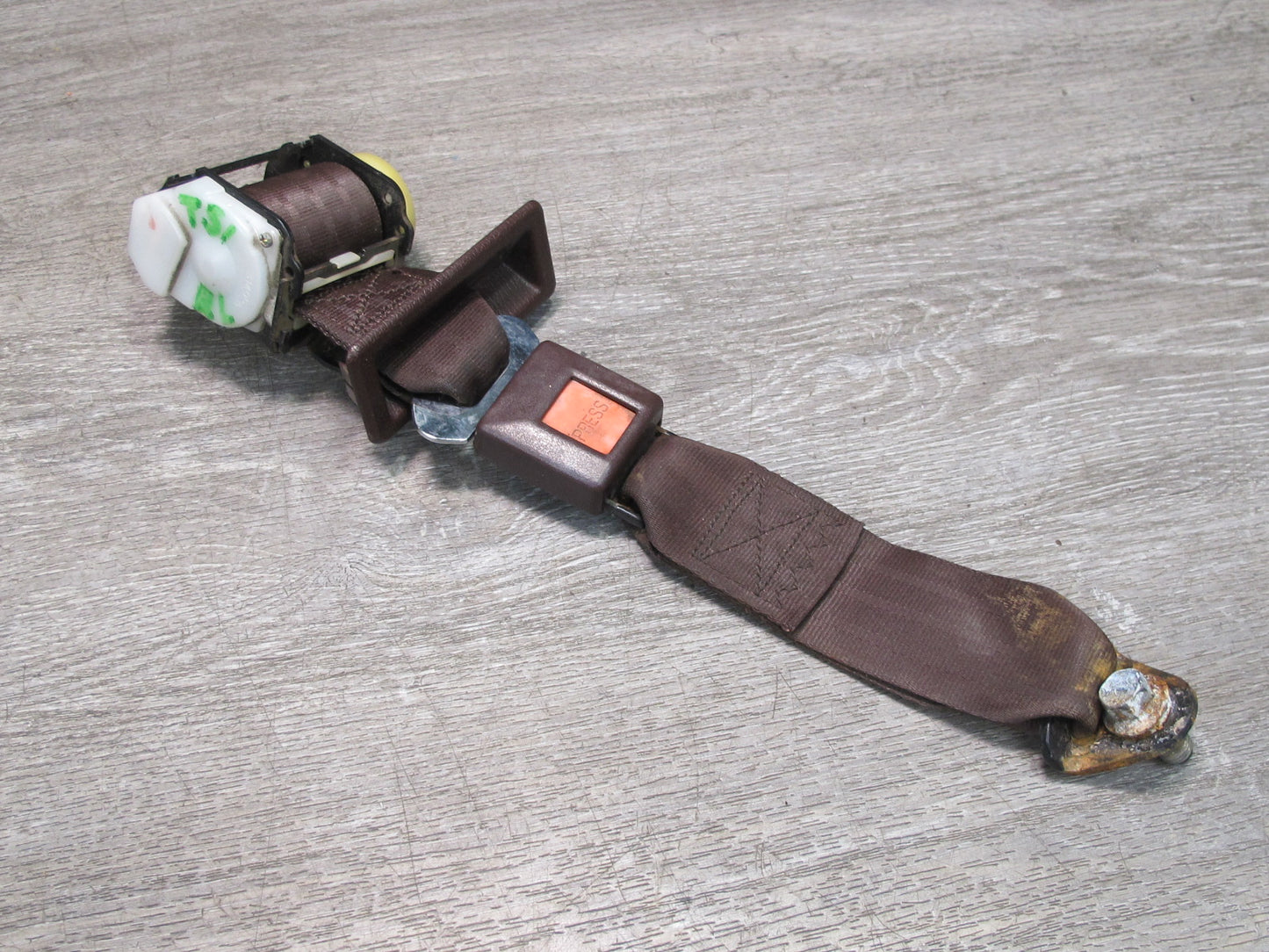 86-88 TOYOTA SUPRA MK3 REAR LEFT & RIGHT SIDE SEATBELT RETRACTOR SET OEM