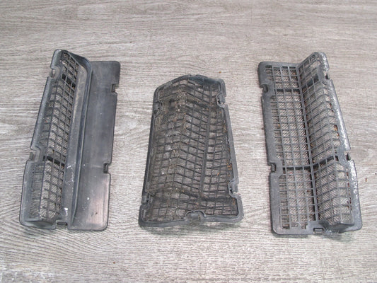 86-92 Toyota Supra MA71  Set of 3 Front Wiper Cowl Vent Trim Cover Panel OEM