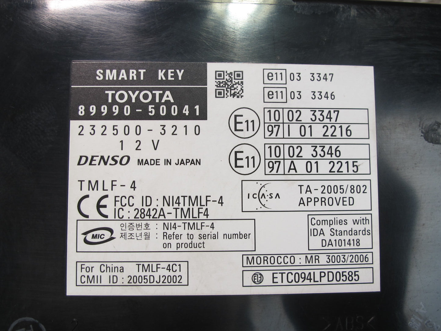 2008 Lexus LS600hL ECU ECM Keyless Immo Power Glove Trunk Door Lock KEY Set