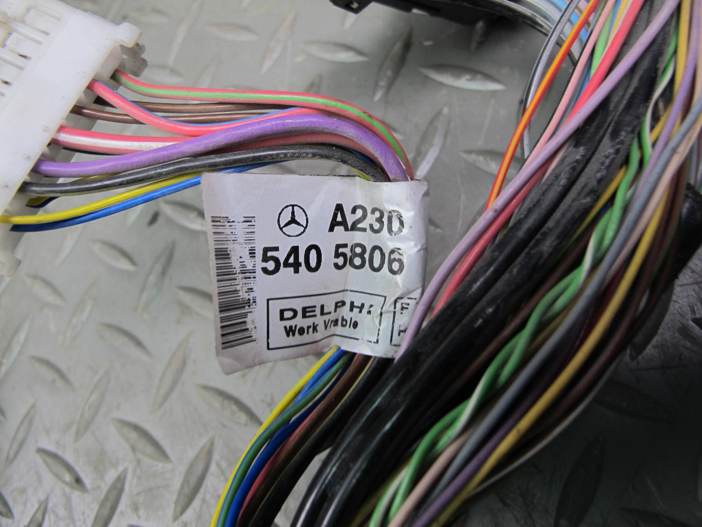 03-06 Mercedes R230 SL500 M113 Engine Motor Wire Wiring Cable Harness OEM