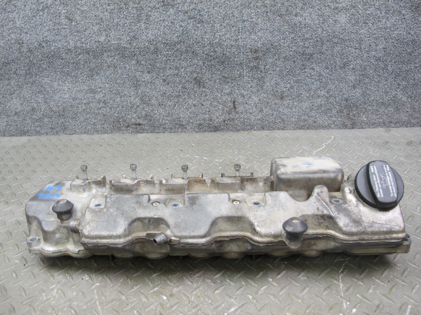 03-06 Mercedes R230 SL500 M113 Engine Left Side Cylinder Head Valve Cover OEM