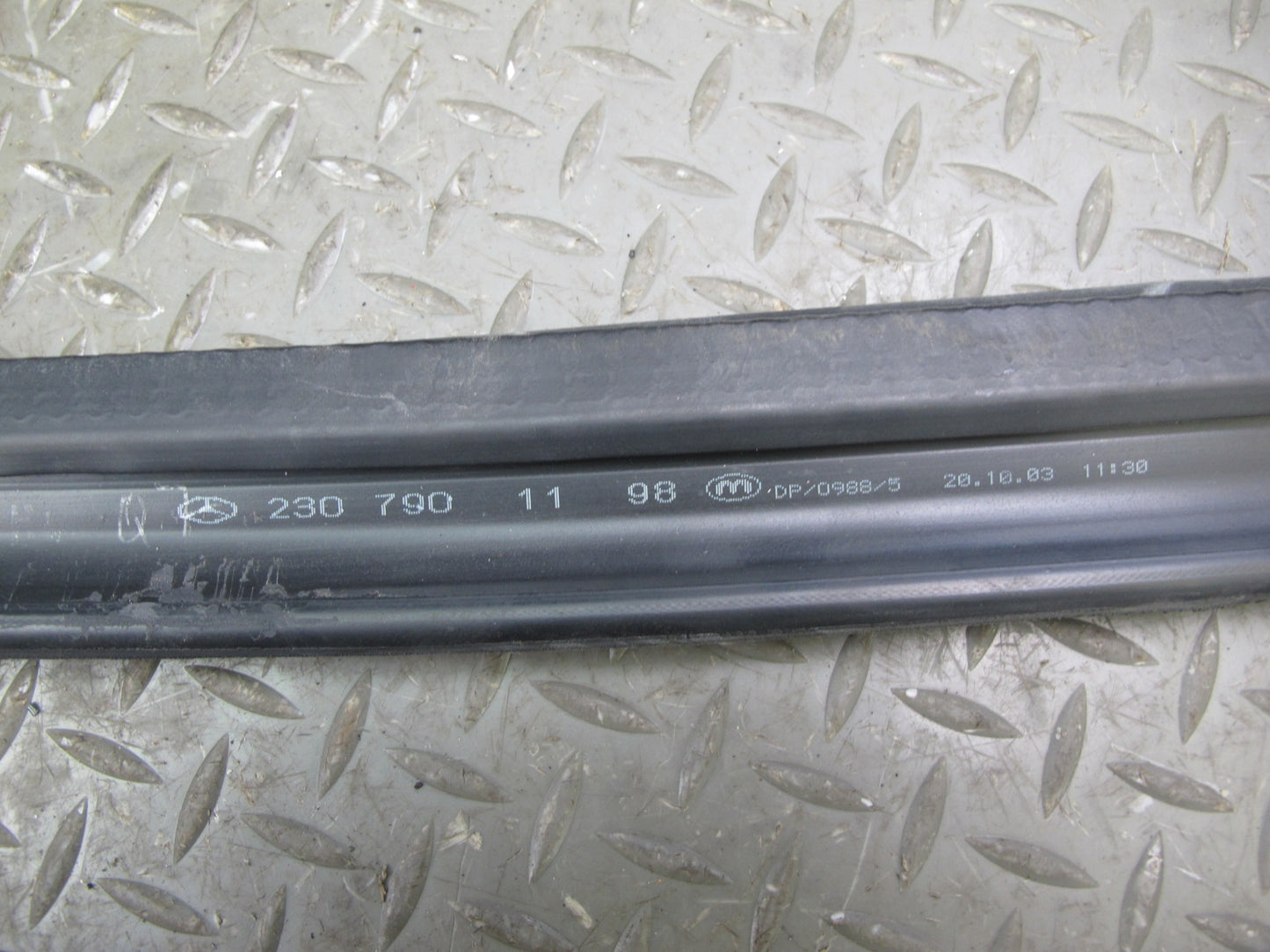 03-06 Mercedes R230 Convertible Set of 5 Rear Roof Weather Strip Seal OEM