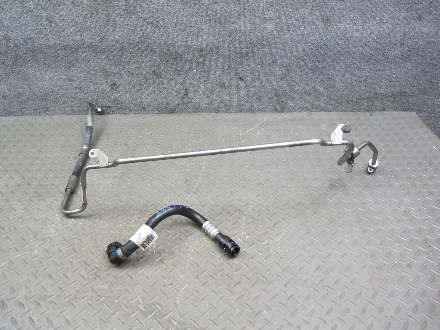 10-14 BMW E70 E71 X5M X6M Power Steering Expansion & Return Hose Pipe Set OEM