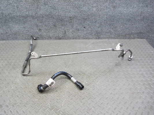 10-14 BMW E70 E71 X5M X6M Power Steering Expansion & Return Hose Pipe Set OEM