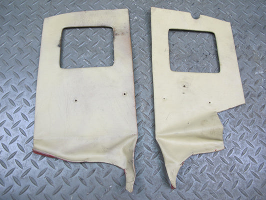 75-82 Triumph TR7 Set of 2 Front Left & Right Lower Kick Trim Cover Panel OEM