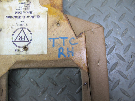 75-82 Triumph TR7 Set of 2 Front Left & Right Lower Kick Trim Cover Panel OEM