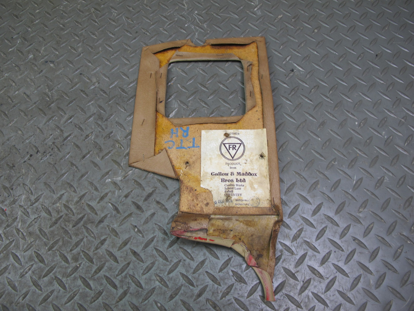 75-82 Triumph TR7 Set of 2 Front Left & Right Lower Kick Trim Cover Panel OEM