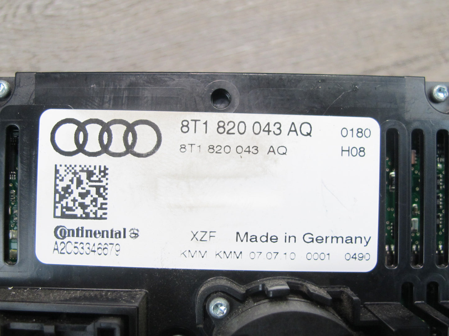 09-12 Audi B8 S4 A4 A/C Heater Climate Control Temperature Module Unit OEM