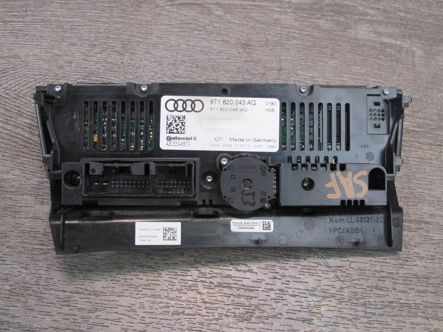 09-12 Audi B8 S4 A4 A/C Heater Climate Control Temperature Module Unit OEM