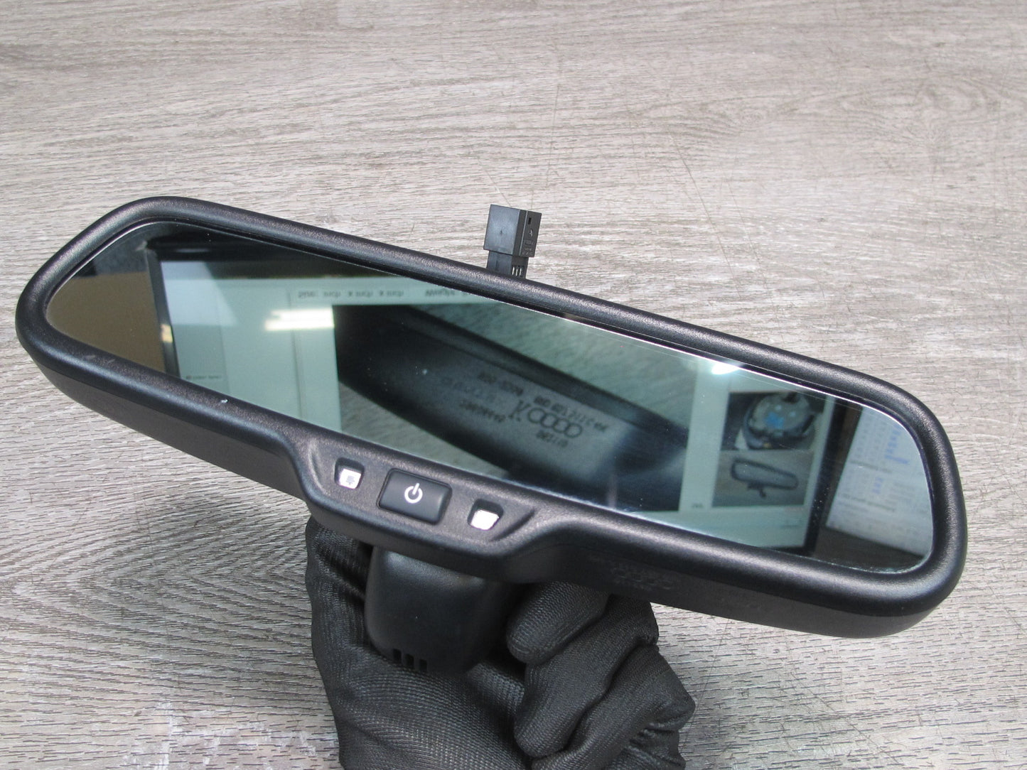 09-12 Audi B8 S4 A4 Front Interior Rear View Mirror W/auto Dim Compass OEM