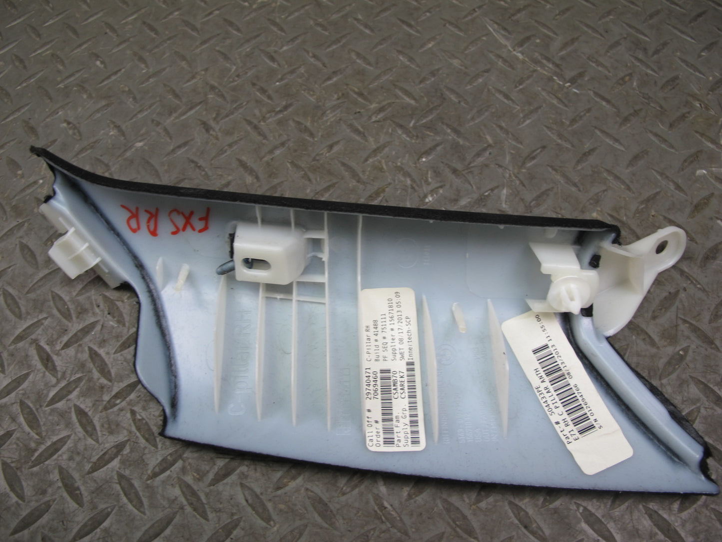 09-14 BMW E71 X6 Set of 2 Rear Left & Right Upper C Pillar Trim Panel OEM