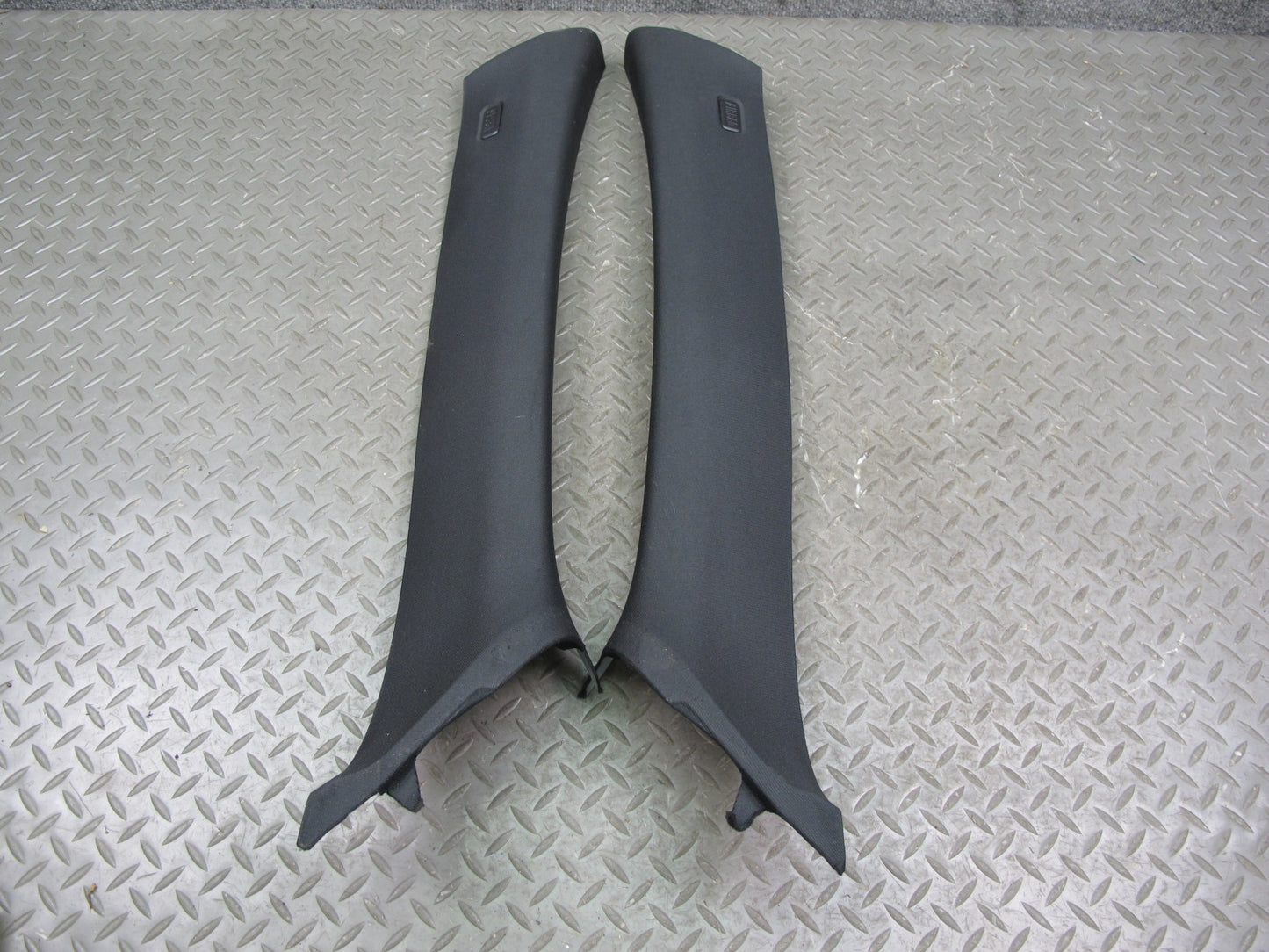 09-14 BMW E71 X6 Set of 2 Front Left & Right A Pillar Trim Panel Black OEM