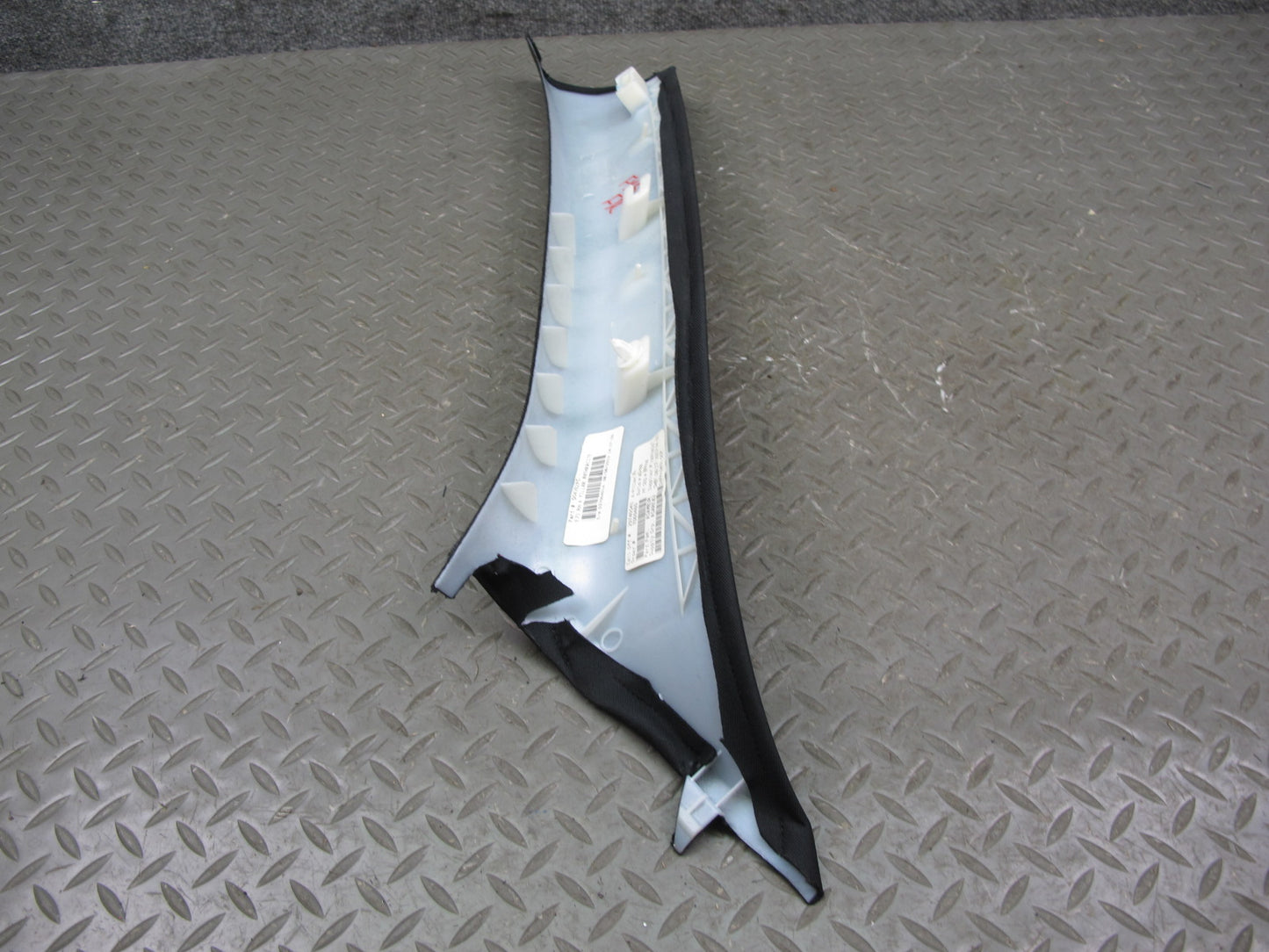 09-14 BMW E71 X6 Set of 2 Front Left & Right A Pillar Trim Panel Black OEM