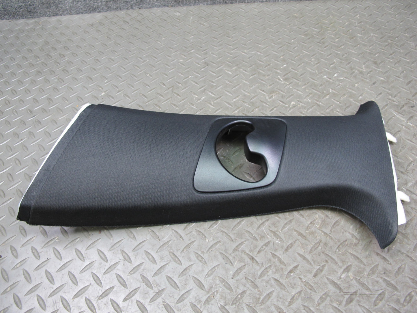 09-14 BMW E71 X6 Set of 2 Left & Right Upper B Pillar Trim Panel Black OEM