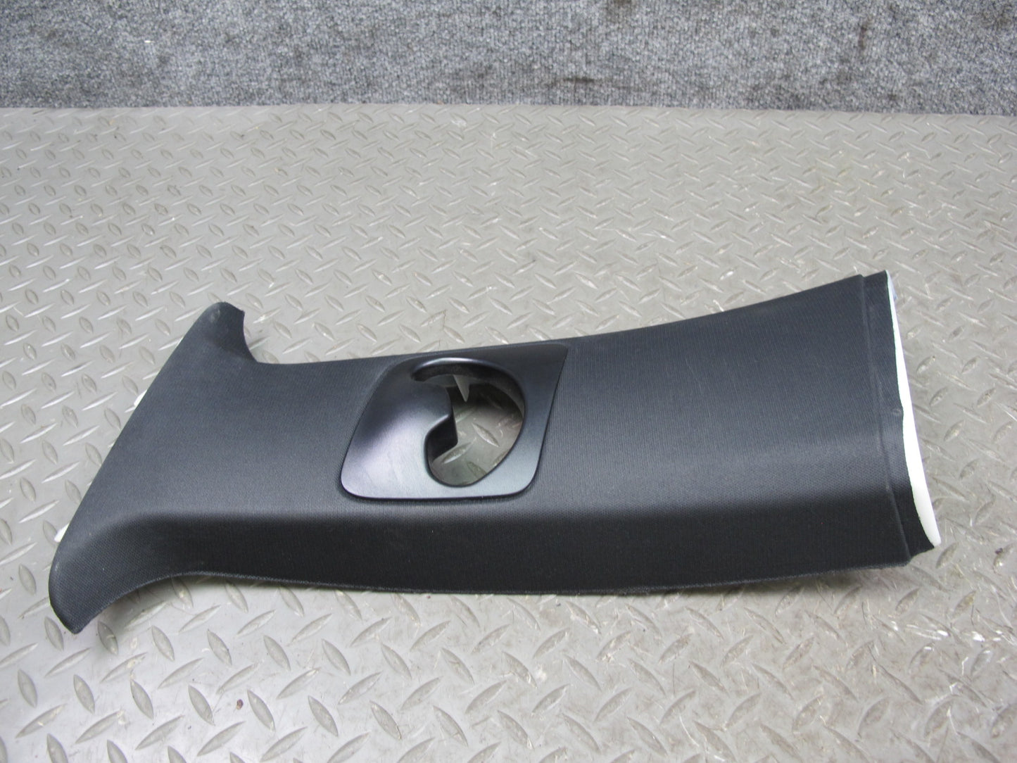 09-14 BMW E71 X6 Set of 2 Left & Right Upper B Pillar Trim Panel Black OEM