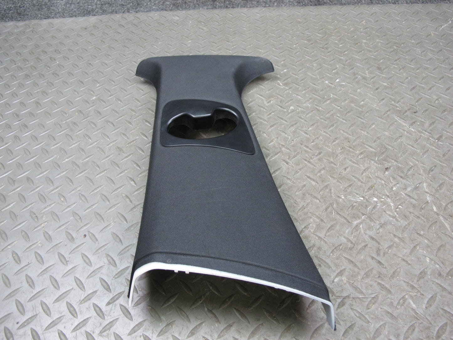 09-14 BMW E71 X6 Set of 2 Left & Right Upper B Pillar Trim Panel Black OEM