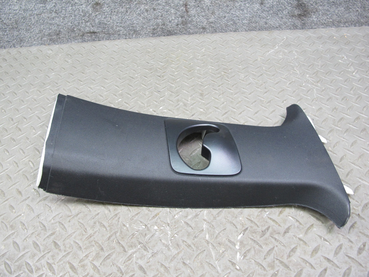 09-14 BMW E71 X6 Set of 2 Left & Right Upper B Pillar Trim Panel Black OEM